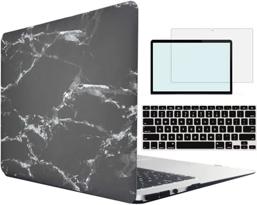 Vista 41 de Funda compatible con MacBook Pro de 13 pulgadas con CD-ROM modelo A1278 versión 2008-2012, carcasa rígida 4 en 1 de plástico a presión con protector