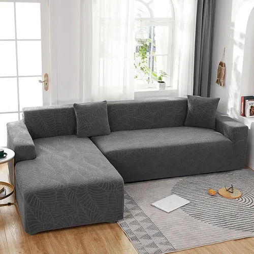 Vista 8 de Konsilsa Funda para sofá modular en forma de L, funda elástica para sofá, protector de muebles, elástico, súper suave, antiarañazos