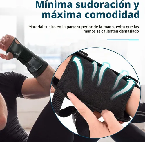 Vista 5 de Muñequera para túnel carpiano, soportes para manos y muñecas y férulas para aliviar el dolor Wrist Brace Night Support For Women Men, Wrist