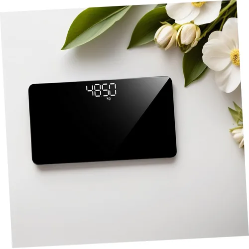 Vista 8 de Báscula digital precisa de peso para mujer, superficie de espejo electrónico recargable
