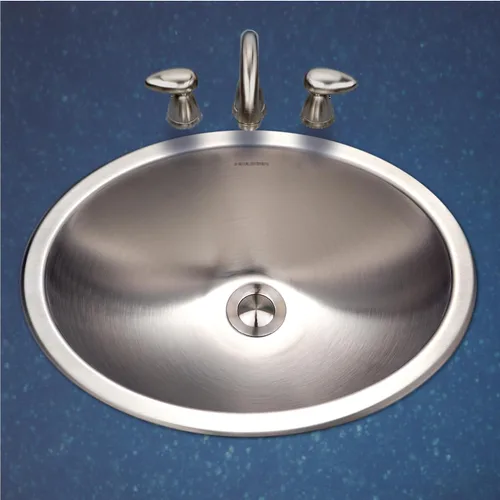 Vista 3 de OPUS Lavatory tazón ovalado, 6 en Deep 18 Ga, anidadas Bulk Pack