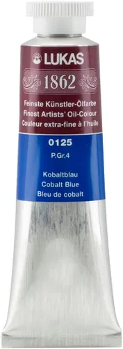Vista 55 de Lukas 1862 Pintura al Óleo para Artistas Profesionales - Colores Tierra Amarillentos, 37 mL - Juego de 4 - Destacada Resistencia a la Luz, Sin