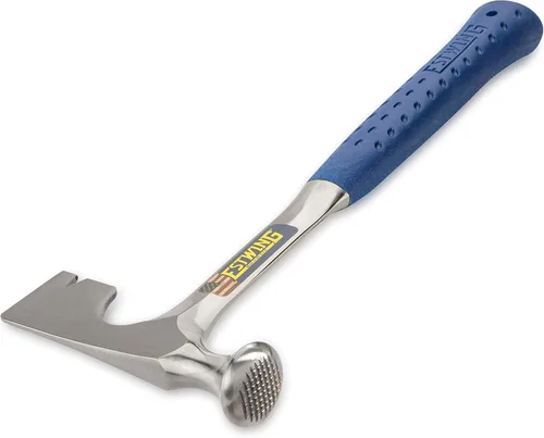 Vista 2 de ESTWING Martillo para paneles de yeso, herramienta de tablero de pared de 14 onzas con cara fresada y agarre de reducción de golpes - E3-11