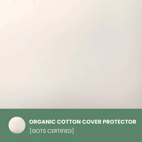 Vista 8 de ORGANIC TEXTILES Almohada Kapok 100% natural para dormir con funda de algodón orgánico, (tamaño queen), certificado GOTS, loft ajustable