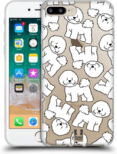 Vista 15 de Head Case Designs Airedale Terrier - Funda de gel suave con 4 patrones de razas de perro [protección de grado militar] compatible con Apple iPhone 7