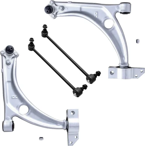 Vista 186 de Detroit Axle - 4 piezas de brazos de control traseros para Ford C-Max, Focus, Mazda 3 5, Volvo C30, C70, S40, V50, 4 brazos de control superiores e