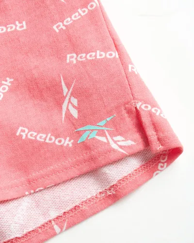 Vista 3 de Reebok Girls' Active Shorts - 2 Pack Lightweight Athletic Gym Dolphin Running Shorts (7-12)