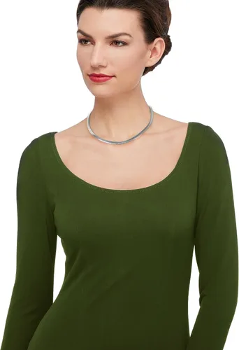 Vista 6 de Ross-Simons Italian 6mm Reversible Omega Necklace in 2-Tone Sterling Silver