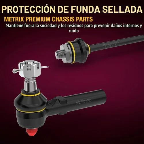 Vista 5 de Metrix Premium Chassis Parts Kit de extremo de barra de acoplamiento interior para Ford Mustang 80-93