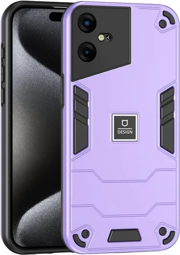 Vista 364 de Funda compatible con Redmi A1, compatible con Redmi A2 2 en 1 [PC dura + TPU], funda de teléfono negra