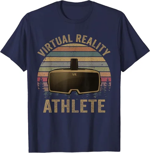 Vista 6 de Virtual Reality Athlete for VR Gamers Camiseta Asphalt Grey