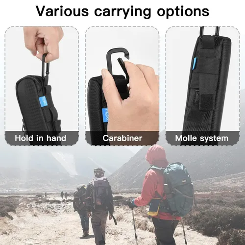 Vista 5 de Xxerciz Paquete de 2 fundas de transporte de viaje, estuche de almacenamiento de filtro de agua personal, estuche portátil para purificador de agua