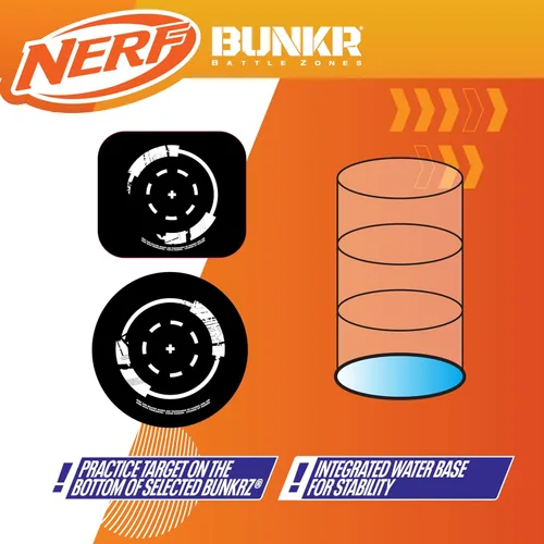 Vista 9 de NERF BUNKR Battle Royale - Búnker inflable Battlezone