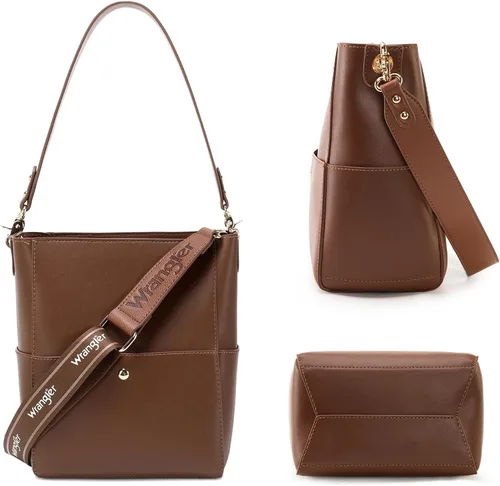 Vista 3 de Wrangler - Bolso bandolera con inserto organizador para mujer