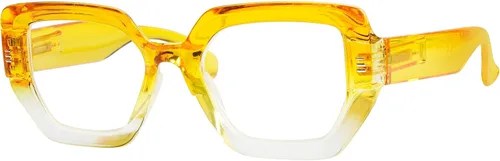 Vista 7 de Eyekepper Gafas de lectura de marco grande para mujeres - lectores de moda - Azul +0.50