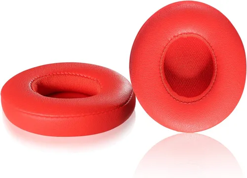Vista 8 de Almohadillas inalámbricas Solo 2/3 – Funda de repuesto de piel de proteína y espuma viscoelástica para auriculares Beats Solo2/3 Wireless On Ear por