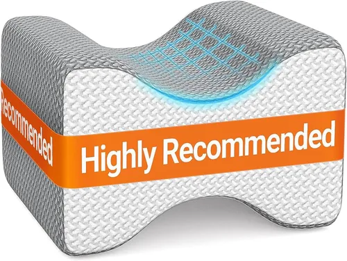 Vista 19 de BlissTrends Almohada de rodilla de espuma viscoelástica, almohada de rodilla para dormir de lado, almohadas de piernas para dormir circulación