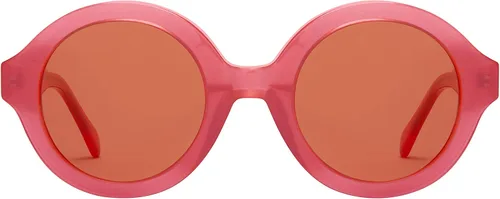 Vista 2 de Zenni - Lentes de sol Blokz Blue Blocker Los filtros UV reducen la fatiga ocular Colección LA Varios estilos, Redondo - Rosa, Round - Pink