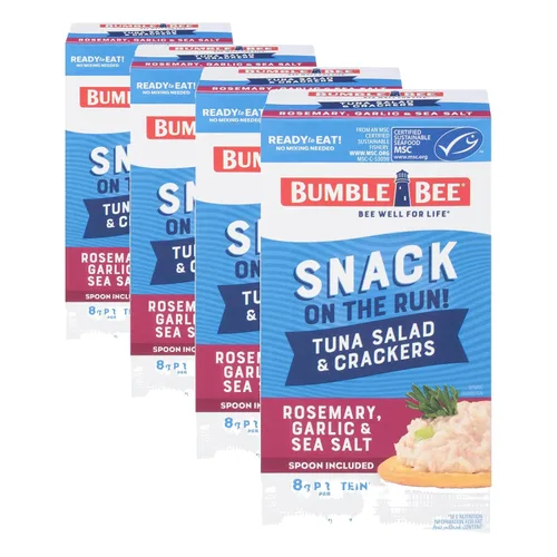 Vista 12 de Ensalada de atún Bumble Bee con galletas saladas - Sin grasa - 3.5 oz (Paquete de 3)