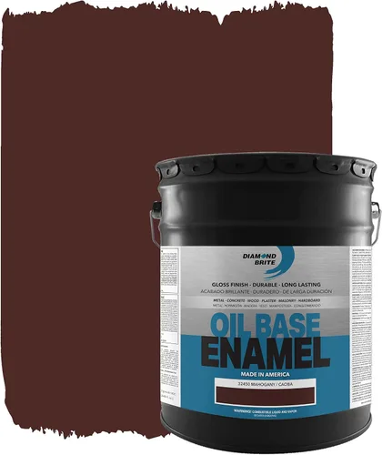Vista 16 de Pintura esmaltada a base de aceite de 1 cuarto de galón en gris acorazado 32150-2