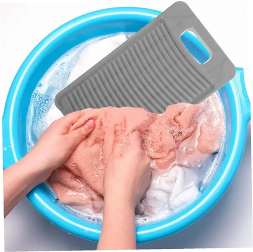Vista 6 de Cabilock Ensaladera con tapa, tabla de lavado para colgar, tabla de lavado para camisas, pequeña para ropa, mini tablero de herramientas de viaje