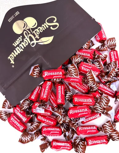 Vista 4 de SweetGourmet Rossana - Caramelo duro italiano relleno de chocolate y avellana, 1 libra