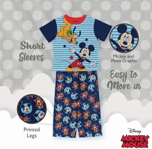 Vista 3 de Disney Boys' Pixar Lightyear Toys Story 4 3-Piece Loose-Fit Pajamas Set