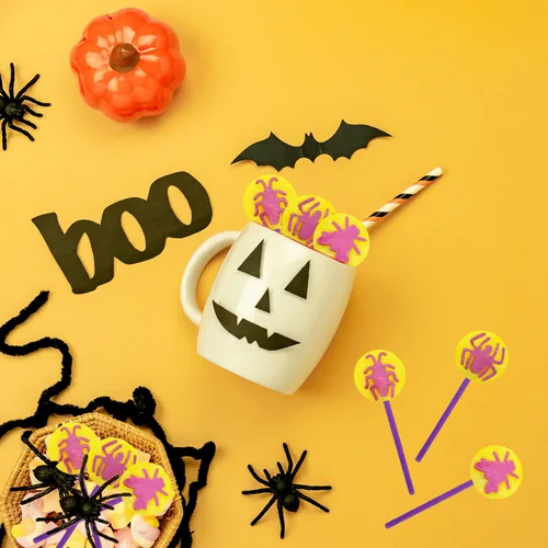 Vista 7 de Fruidles 20 unidades de caramelos para tatuajes de insectos, ideales para rellenos de bolsas de fiesta, 0.28 oz Pops, envueltos individualmente