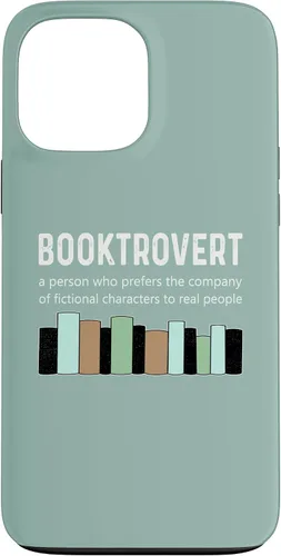 Vista 24 de Booktrovert Book Lover Book Worm Reading Nerd Bookshelf Case for iPhone 17