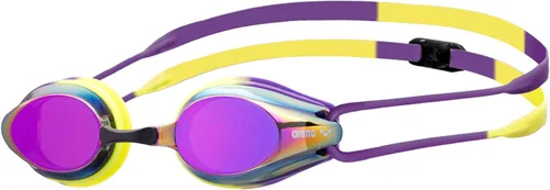Vista 25 de Arena Tracks Gafas de natación unisex para adultos esenciales para carreras competitivas de natación, aprobadas por FINA, con lente antiniebla