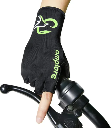 Vista 7 de Guantes de ciclismo de medio dedo, guantes de bicicleta de carreras, BMX, guantes de verano para mujer y hombre, guantes de bicicleta de carretera
