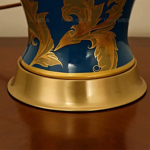 Vista 3 de BGGJJ Lamp for Desk Indoor Retro Ceramic Table Lamp Living Room Sofa Coffee Table Decorative Light Bedroom Desktop Bedside Table Lamp Desk Lamps for