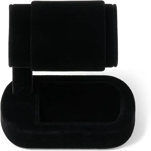 Vista 6 de Oirlv Soporte de exhibición de reloj individual Soporte de reloj de pulsera Negro