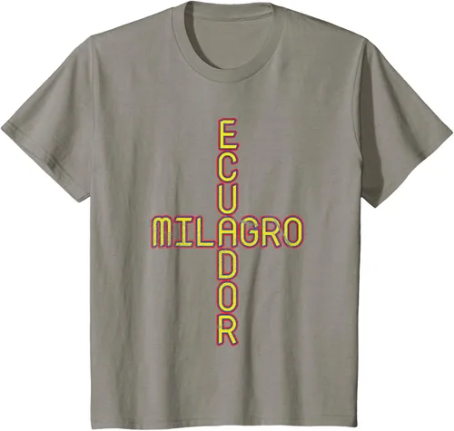 Vista 24 de Milagro Ecuador Travel, Orgullo, Bandera de Ecuador, Camiseta Milagro, Negro
