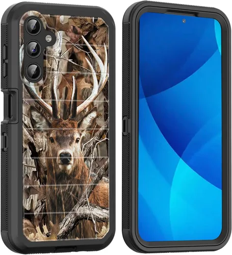 Vista 71 de Funda para Galaxy A15 5G, cuerpo completo, protección contra caídas, a prueba de polvo, resistente de 3 capas, militar, resistente, duradera