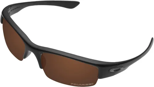 Vista 2 de BroLizard - Lente polarizada para gafas de sol Oakley Bottlecap, Marrón tierra, polarizado, 0.079in de grosor.
