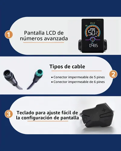 Vista 4 de Pantalla Ebike M5C-2 (BLE)