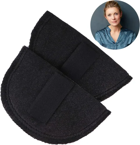 Vista 2 de Almohadillas de hombro de espuma, almohadillas de hombro para coser, cubiertas suaves, reforzador de hombros para blazer, blusas, camisetas, ropa