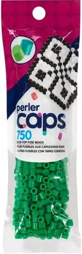 Vista 8 de Perler Cuentas fusibles de tapas sólidas, color negro, 750 piezas