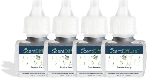 Vista 13 de ScentDiffuse - Kit de iniciación desodorizante para olores de mascotas, 2 recambios + difusor