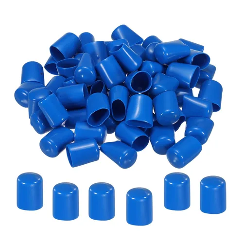 Vista 13 de MECCANIXITY 200 tapas de goma para extremos de goma, 0.079 in, protector de rosca de tornillo de vinilo, tapas de vacío redondas de PVC para tubería