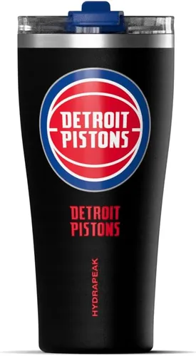 Vista 25 de Hydrapeak Atlanta Hawks - Botella de agua de acero inoxidable aislada al vacío de 30 onzas con licencia oficial de la NBA, con tapa con popote, a