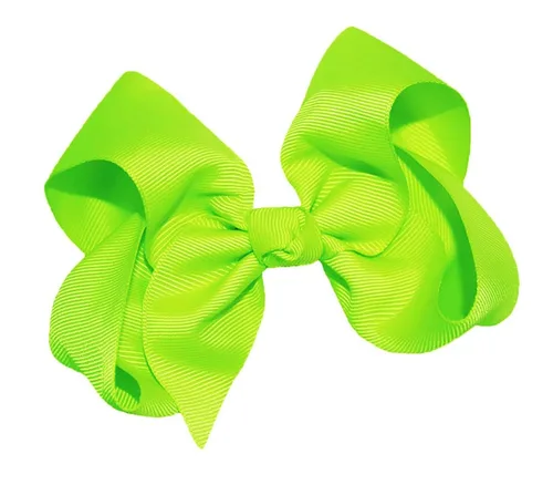Vista 23 de WD2U - Clip de cocodrilo para el pelo de grogrén para niñas, 4 pulgadas (verde manzana)
