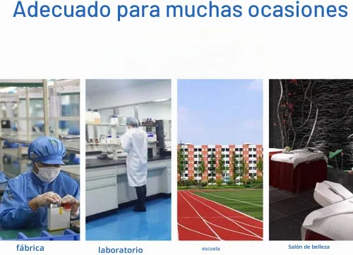 Vista 7 de Taburete de acero inoxidable resistente para banco de trabajo, taburete giratorio ajustable con 5 ruedas, estructura de acero inoxidable 304, cojín