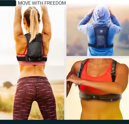 Vista 7 de FITLY Minimalist Running Pack - Running Backpack Phone Holder, Storage, Thoracic Belt - Carry Personal Items - Running Gear for Men & Women