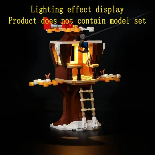 Vista 8 de GEAMENT Kit de luz LED compatible con Lego Ideas Home Alone - Juego de iluminación para ideas 21330 modelo de construcción
