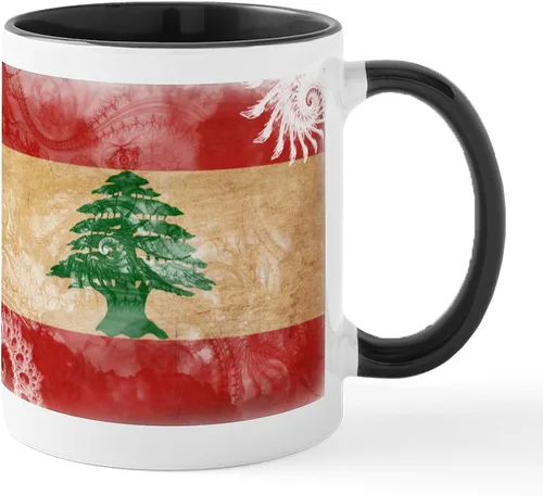 Vista 73 de CafePress #1 - Taza de café de cerámica libanesa de 11 oz (11.0 fl oz)