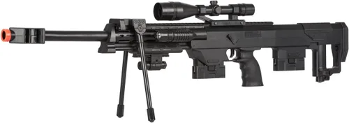 Vista 3 de UKARMS 50 Cal Sniper Rifle Airsoft de resorte y pistola combo set de armas FPS 260