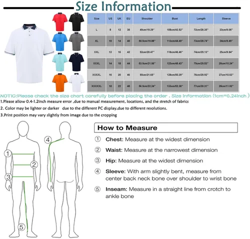 Vista 5 de Hawaiian Shirt for Men V Neck Short Sleeve Tee Casual 2023 Workout Under Graphic Polo Tees