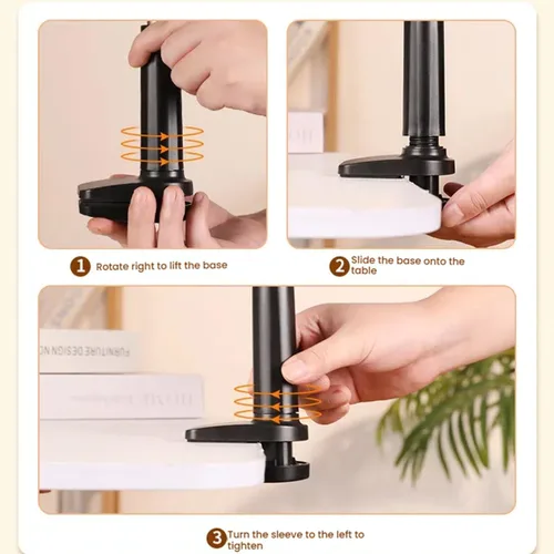 Vista 5 de Soporte para secador de pelo para perros, ajustable de 31.5 pulgadas, resistente soporte para secador, herramienta de aseo de mascotas manos libres
